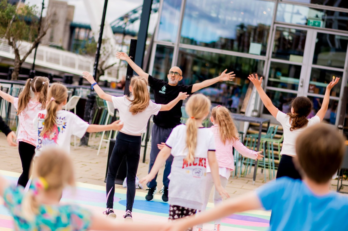 A Bollywood dance class for kids hosted by Dance City